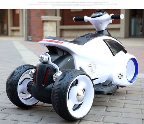 Ride On Toy 3-Wheel Motorcycle Elétrico para Crianças com rodas e música