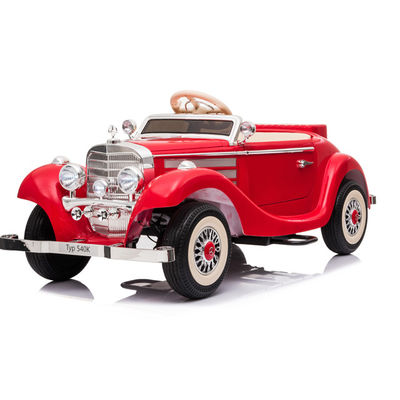 12V550 12000rpm * 1 Motor Retro Electric Ride On Car Toy para crianças feitas de plástico