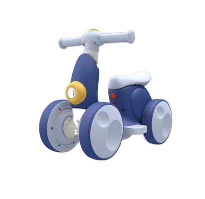 Style Unisex 6V Ride On Electric Baby Scooter com iluminação musical e carro de equilíbrio