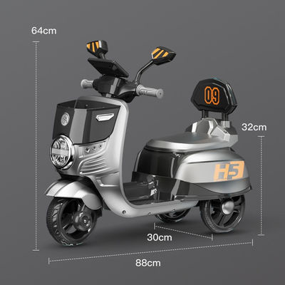 Bicicleta elétrica infantil Passeio de motocicleta triciclo para crianças Carro Faixa etária de 5 a 7 anos