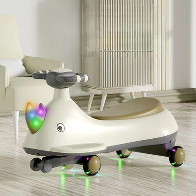Caixa de armazenamento Música dinâmica e iluminação Passeio de plástico no carro para crianças Bicicleta equilibrada