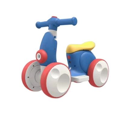Modelo Música Dispositivo Light Bubble Scooter Bebê Balanço Elétrico Car Bike para 2-4 anos de idade