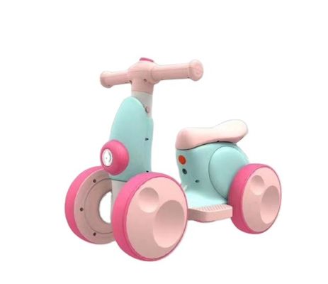Modelo Música Dispositivo Light Bubble Scooter Bebê Balanço Elétrico Car Bike para 2-4 anos de idade