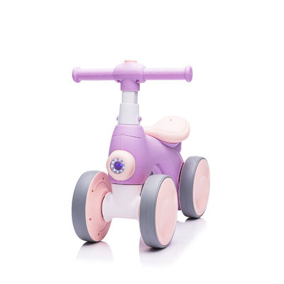 Música leve e dispositivo de bolhas de equilíbrio de bicicleta para crianças de 1 a 6 anos de idade