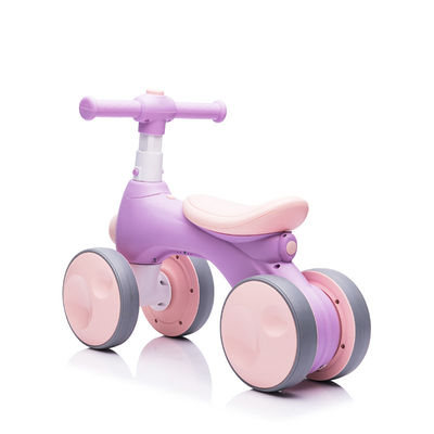 Música leve e dispositivo de bolhas de equilíbrio de bicicleta para crianças de 1 a 6 anos de idade