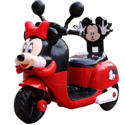 Carro de moto elétrico de 6 volts para meninas de 2 a 4 anos de idade brinquedo de bicicleta
