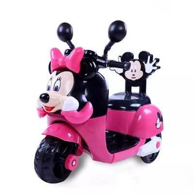 Carro de moto elétrico de 6 volts para meninas de 2 a 4 anos de idade brinquedo de bicicleta