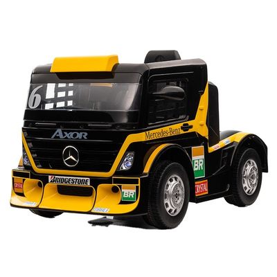 Ride On Toy Truck Carro para crianças com reboque 6 rodas 12v ou 24v Licenciado de plástico PP