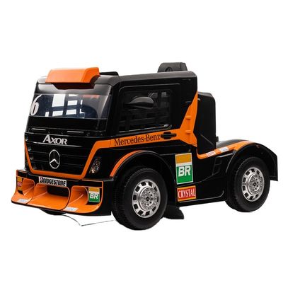 Ride On Toy Truck Carro para crianças com reboque 6 rodas 12v ou 24v Licenciado de plástico PP