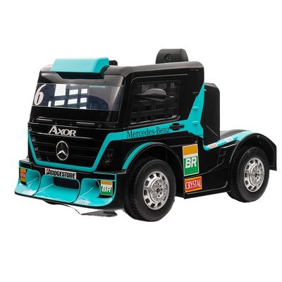 Ride On Toy Truck Carro para crianças com reboque 6 rodas 12v ou 24v Licenciado de plástico PP