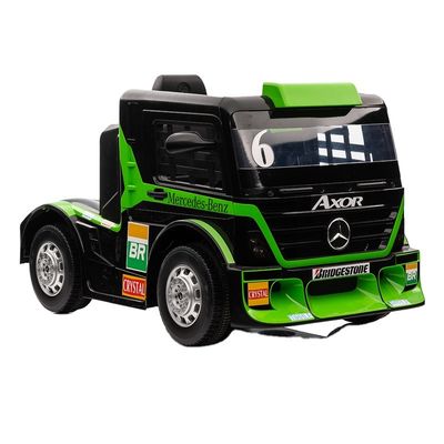 Ride On Toy Truck Carro para crianças com reboque 6 rodas 12v ou 24v Licenciado de plástico PP