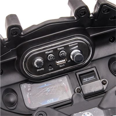 Tamanho de caixa 109*39*55 cm 12v Passear em motocicleta autorizada com roda EVA e música