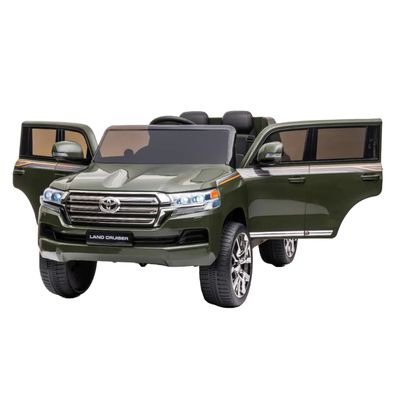 Licenciado Land Cruiser 12v carro elétrico Ride On Car Para Crianças com controle remoto design