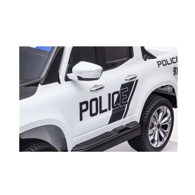 Tamanho de embalagem 142*77*40.5 2.4G Controle remoto 2 lugares 12V Licenciado Policial Passear em carro para crianças