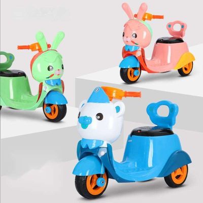 Função de música dinâmica 2022 Triciclo elétrico Carro de motocicleta para crianças Unisexo e diversão