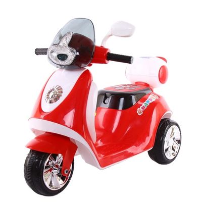 G.W. N.W 6.5 KGS/5.5 KGS Triciclo de desenho animado de cores para bebês com luzes e bateria magníficas