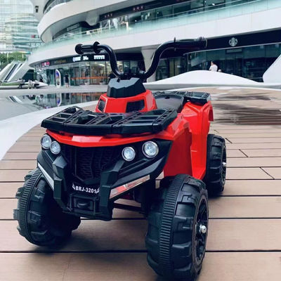 6v ATV Carro de praia com faróis recarregável elétrico Ride On Car para crianças 2-6 anos