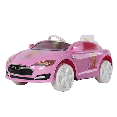 Carro elétrico de 6V de dois assentos com luz dianteira LED perfeito para crianças entre 3 e 8 anos