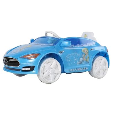 Carro elétrico de 6V de dois assentos com luz dianteira LED perfeito para crianças entre 3 e 8 anos