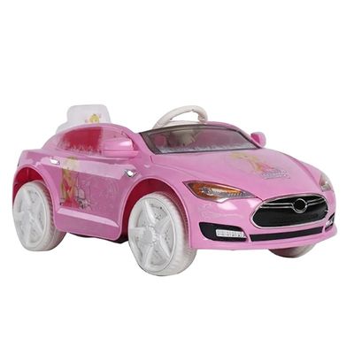Carro elétrico de 6V de dois assentos com luz dianteira LED perfeito para crianças entre 3 e 8 anos