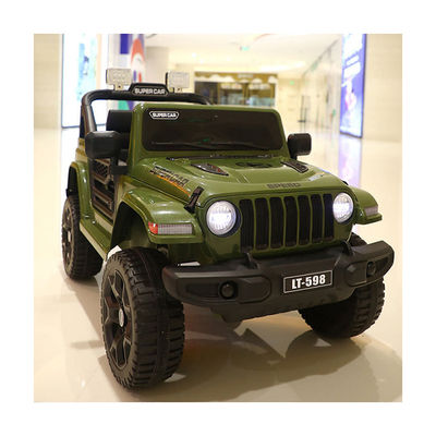 Carrinho de brinquedo recarregável vermelho 12v 4 Wheel Light Elétrico 2 lugares