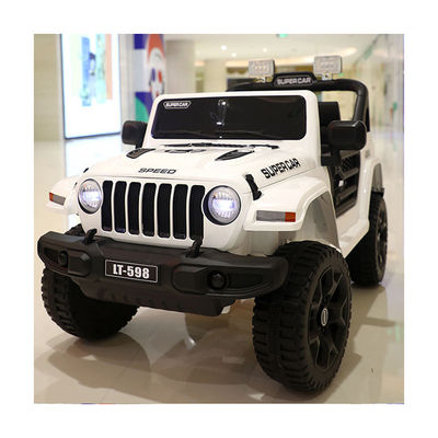 Carrinho de brinquedo recarregável vermelho 12v 4 Wheel Light Elétrico 2 lugares