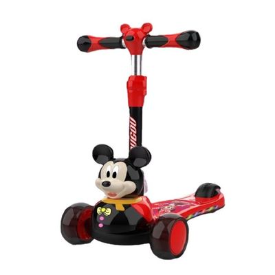 Pedal dobrável sem deslizamento roda larga andar em scooter carro para crianças conveniente e divertido