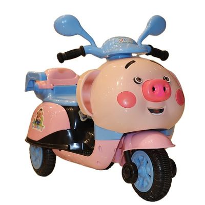 Canções infantis LED Iluminação Brinquedos Passear em motocicleta elétrica de 6V para crianças de 3-6 anos