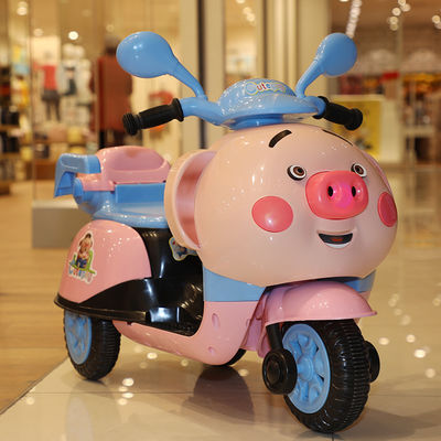Canções infantis LED Iluminação Brinquedos Passear em motocicleta elétrica de 6V para crianças de 3-6 anos