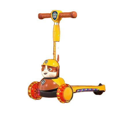 Unisex Bateria-powered Scooter Carro de crianças com flash dobrável e bateria-powered