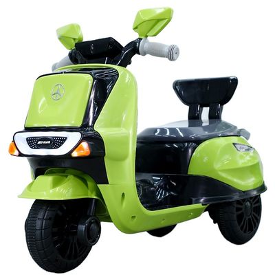 Carro de motocicleta elétrica para crianças movido a bateria com função de celular e bateria