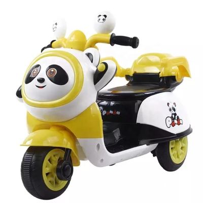 Música Educação Infantil Brinquedos 6V Bateria Alimentada de Plástico Passeio em Motocicleta Elétrica Carro para Crianças