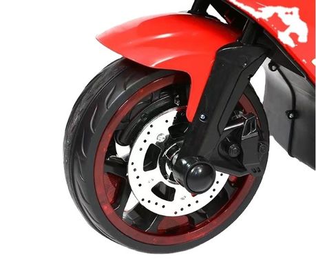 Eletrônico Vermelho Branco 6v 3 rodas Bateria Passeio de Carro para Crianças Unisexo Neutro de Gênero
