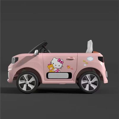 Passeio elétrico de plástico em um carro de brinquedo de 12 volts para crianças com controle remoto de educação precoce