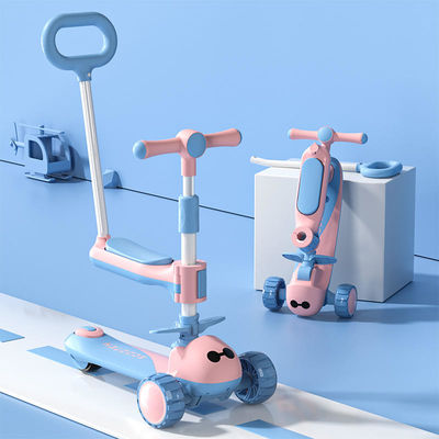 3 em 1 Baby Walker multifunção 3 rodas de passeio em rolante grande roda scooter carro para crianças