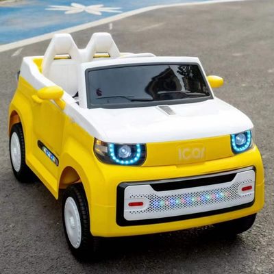 Bateria de quatro rodas de plástico bebê crianças brinquedo elétrico com controle remoto 12V * 390 * 2 motor