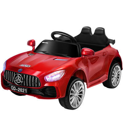 Carro de brinquedo de pedal de grande porte para crianças 12v4.5 Bateria PP plástico Educação Infantil Dois assentos