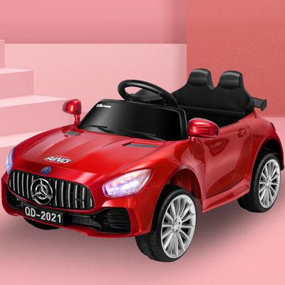 Carro de brinquedo de pedal de grande porte para crianças 12v4.5 Bateria PP plástico Educação Infantil Dois assentos