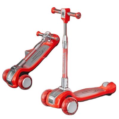 2022 PU Wheel Multifuncional Plegavel Ride On Scooters Carro para Crianças Unisexo Gênero