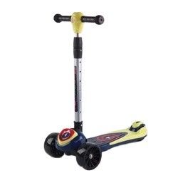 Iluminação musical Scooter dobrável para crianças Rosa/azul/amarelo/verde Faixa etária 2-4 anos