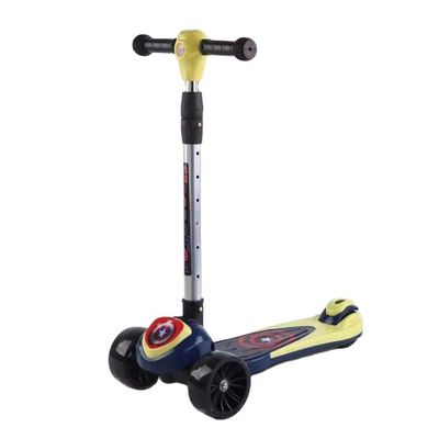 Iluminação musical Scooter dobrável para crianças Rosa/azul/amarelo/verde Faixa etária 2-4 anos