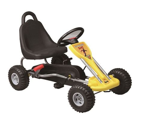Rodas de plástico neutras em gênero em pedais de carro Go-Karts para crianças de 3 a 8 anos