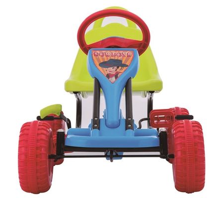 Rodas de plástico neutras em gênero em pedais de carro Go-Karts para crianças de 3 a 8 anos