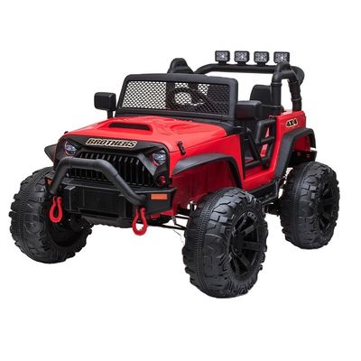 Bateria de 12 V 4X4 Off Road Carro de brinquedo para crianças grandes com controle remoto e cor rosa rosa