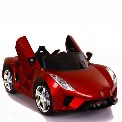 Brinquedos de música infantil Swing Ride On Car with Remote Control Amarelo/Coving Varnish Vermelho