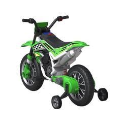 Carro de moto elétrico de 12 V para crianças com música e material plástico de roda auxiliar