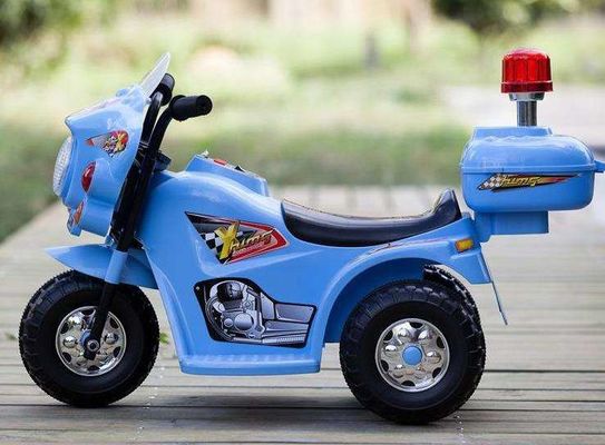 Style Ride On Toy Plastic Crianças 6v moto elétrica com música e luz