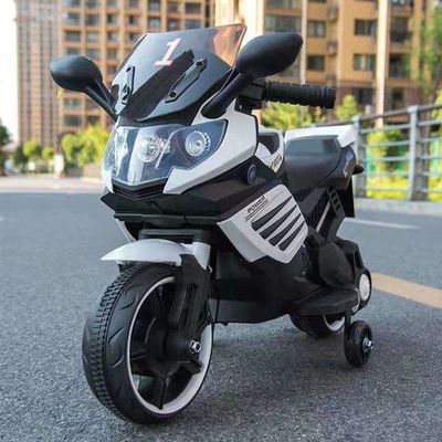 Crianças Brinquedos Automóvel 6v Motocicleta Elétrica Passear Em Automóvel Com Iluminação E Rodas Auxiliares
