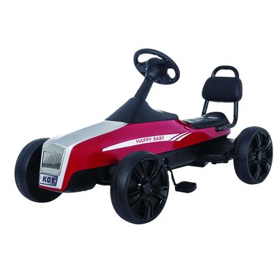 5-7 anos de idade Unisex Carro infantil de pedalar com assentos dianteiros e traseiros ajustáveis