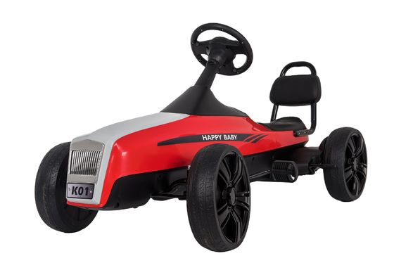 5-7 anos de idade Unisex Carro infantil de pedalar com assentos dianteiros e traseiros ajustáveis